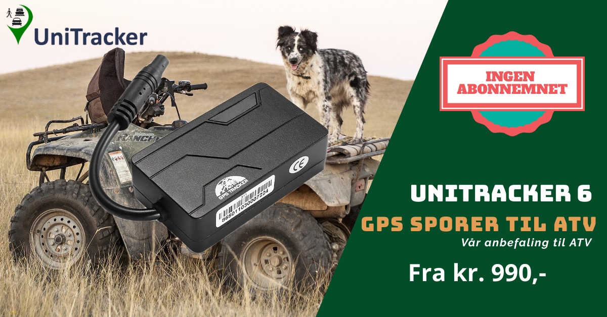 GPS Sporing ATV Unitracker GPS tracking og sporing